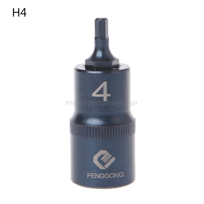 Hexagon Screwdriver Socket Multifunction Tools Drill Bit Hand Tool Socket H4 H5 H6 H7 H8 H10 H12 H14 H17 N11 19 Dropship