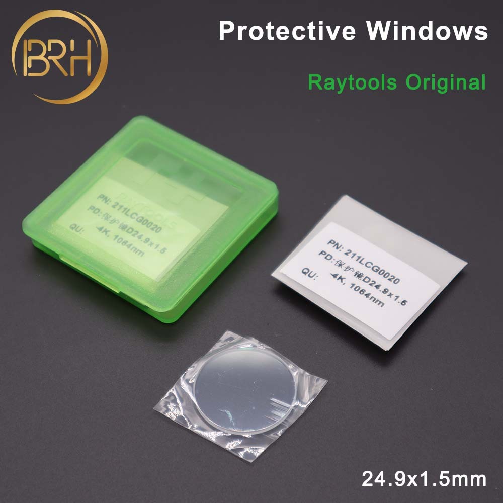 raytool original protection lens/protective windows/mirrors 27.9x4.1mm 211LCG0037 24.9x1.5 211LCG0020 For raytool BT240S BM111