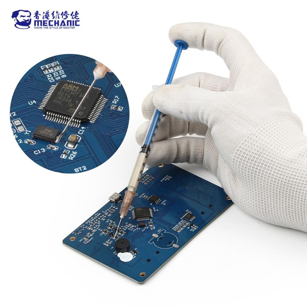 Mechanical Conductive Adhesive Silver Glue for PCB Rubber Repair Plug Paint Connectors Board Paste 0.2/1ml Electrolytic Wire