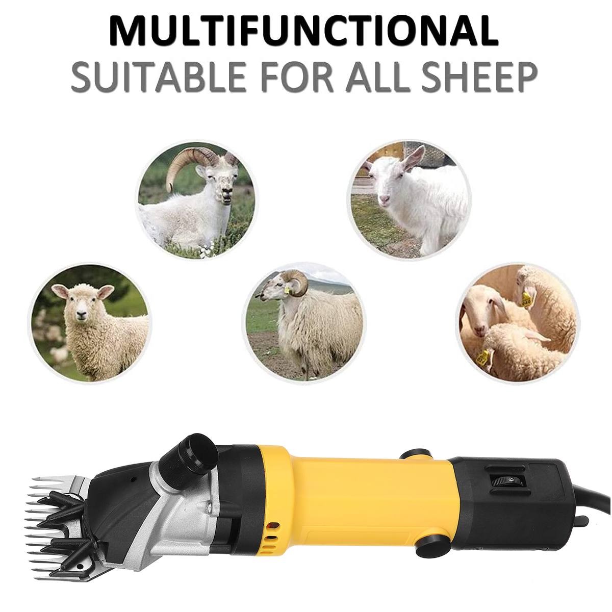 3000W 220V/110V Electric Sheep Goat Shearing Machine Trimmer Tool Wool Scissors Cutting Clipper Shaver With Box