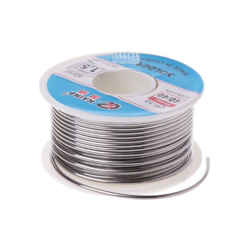 High Quality 0.5mm 100g 60/40 Rosin Core Pb Solder Wire Welding Flux Welding 2.0% Iron Wire In Coil Dropshipping