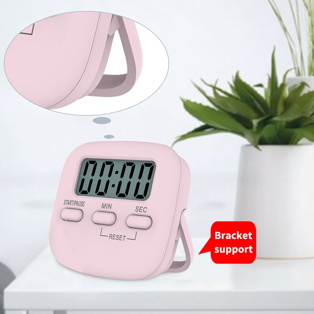 Multifunction Magnetic Digital Timer Stopwatch Kitchen Countdown Timer Cooking Baking Alarm Clock Reminder With Stand