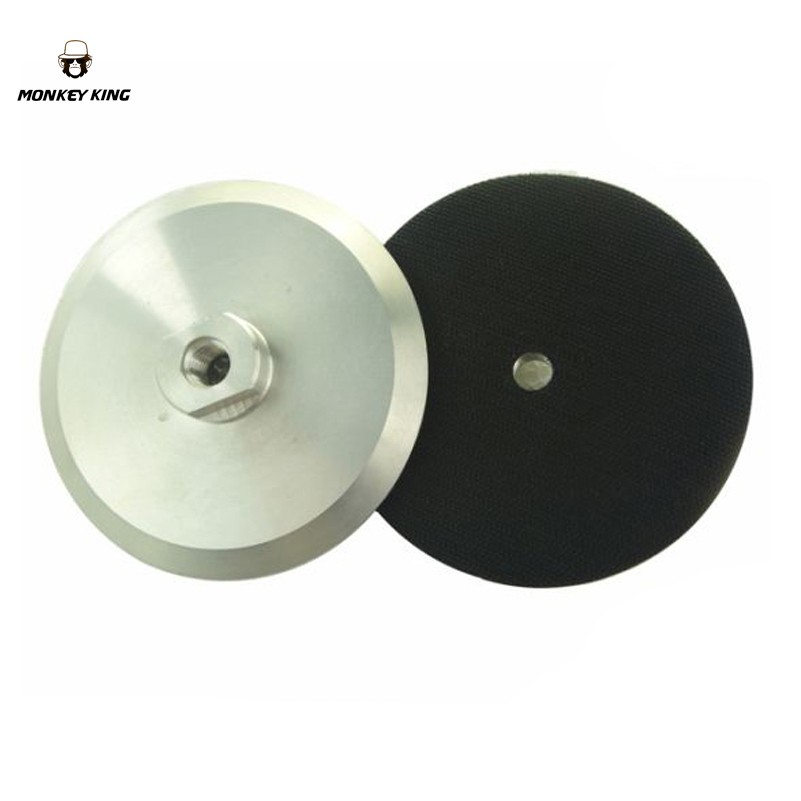 M10 M14 M16 5/8-11 Aluminum Packer Pad Holder for Resin Bond Diamond Polishing Pad 3" 4" 5" 6" 7" 80mm 100mm 125mm 150mm 180m