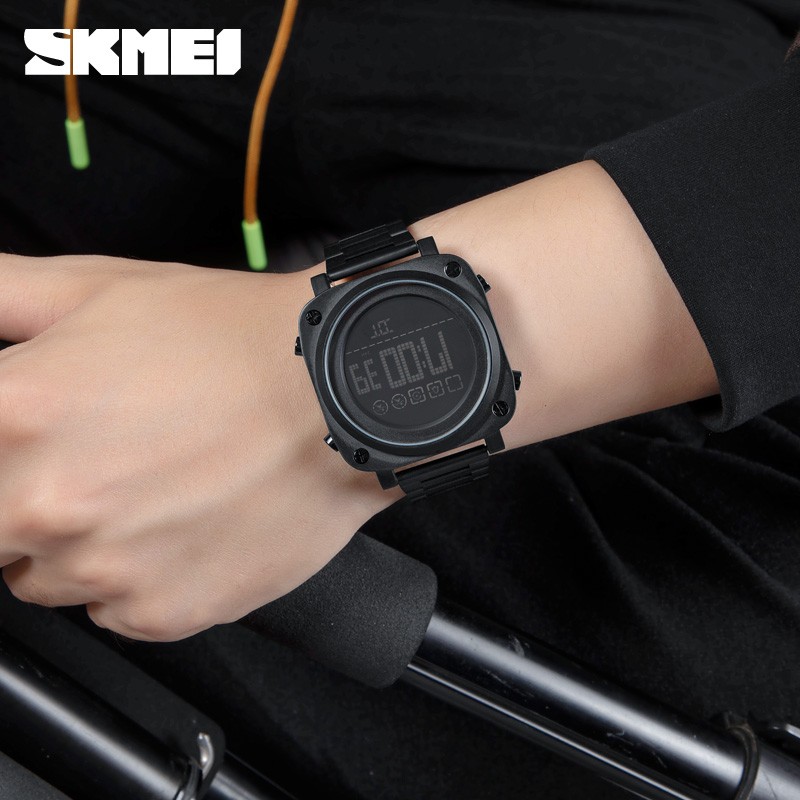 SKMEI 2021 Men's Electronic Watch Fashion Led Date Stopwatch Casual Sports Wristwatch Male Electric Wristwatch Men's Watches 1726