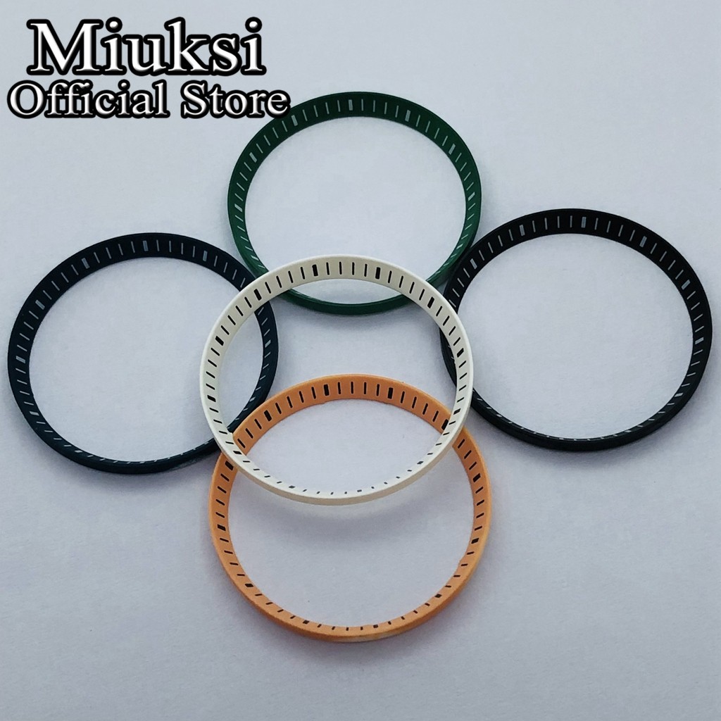 30.3mm chapter ring black blue green white orange watch case chapter ring