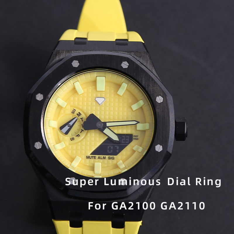 GA2100 Luminous Ring Dial GA2110 Watch Scale Modification Accessories Casioak Mod