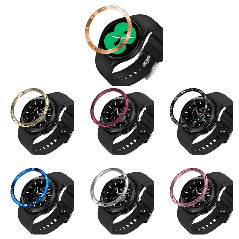 Circle Watch For Samsung Galaxy Watch 4 46mm 42mm Bezel Ring Design Protection Cover For Samsung Galaxy Watch 4 46mm 42mm