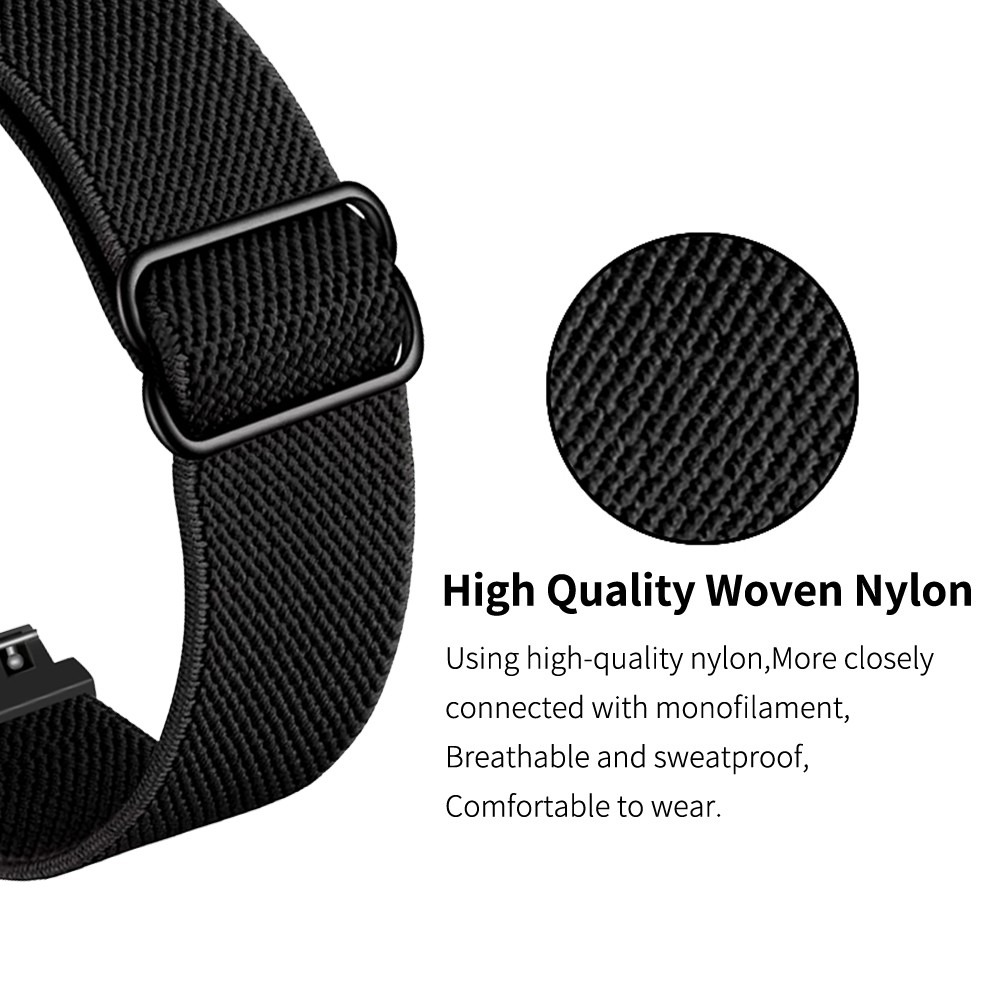 Nylon Solo Loop Strap for Samsung Galaxy Watch 3 41mm 45mm Elastic Fabric Band for Galaxy Gear S3 Classic Watchband