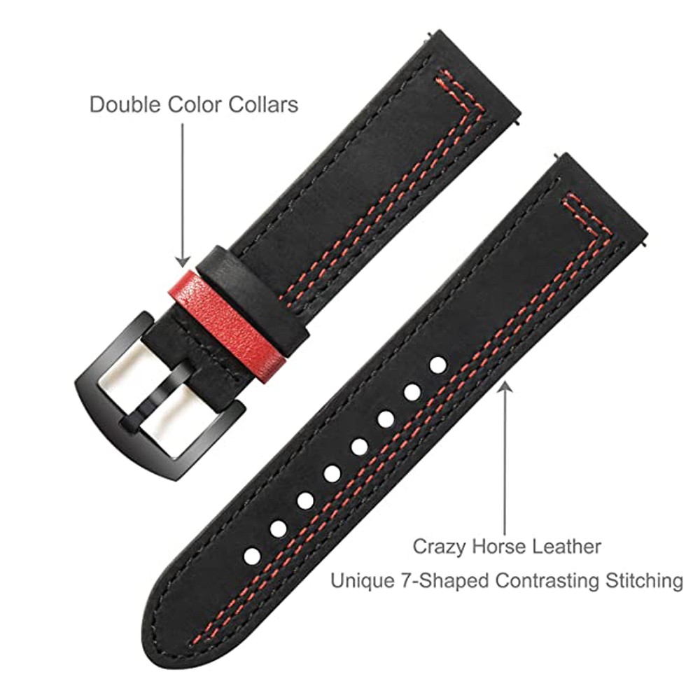 TicWatch Pro3 Ultra Smart Watch Band GPS Watch TicWatch Pro 3 LTE/2021/GTX Smart Watch Band Replacement Band Leather Strap