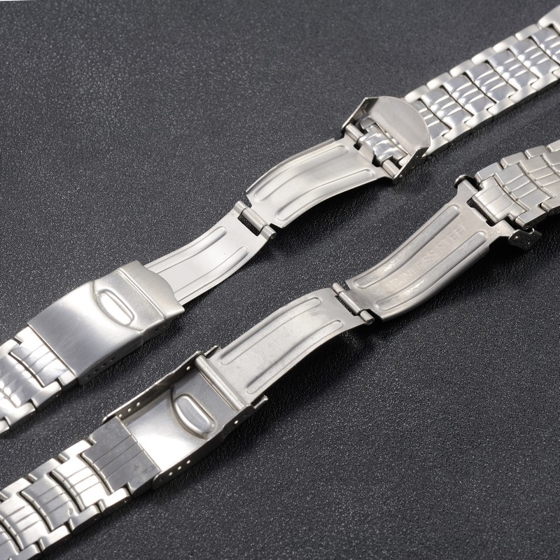 Watch Accessories Watch Strap For Swatch Watch Stainless Steel Bracelet Solid Convex And Prong Steel Belt 17mm 17.5mm 20mm 22mm