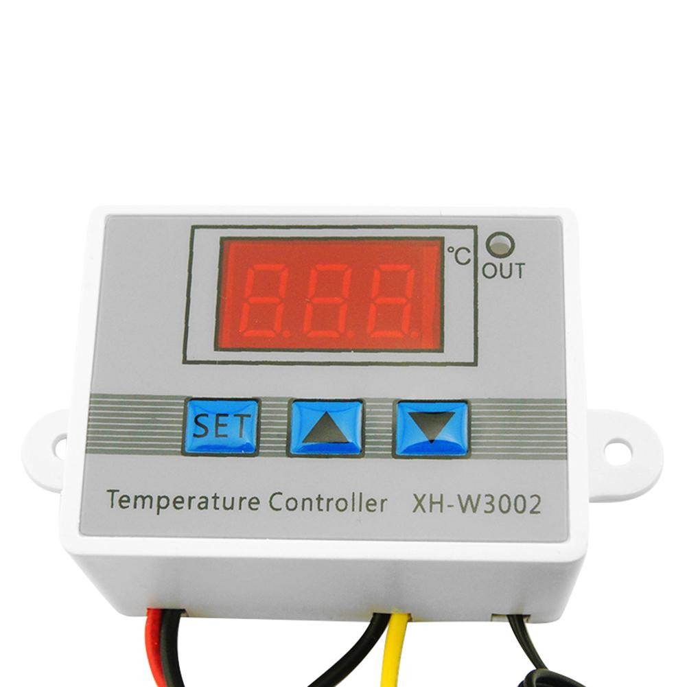 Digital W3002 Temperature Controller 10A Thermostat Control Strong Hardness Electric Portable Switch With Probe Sensor