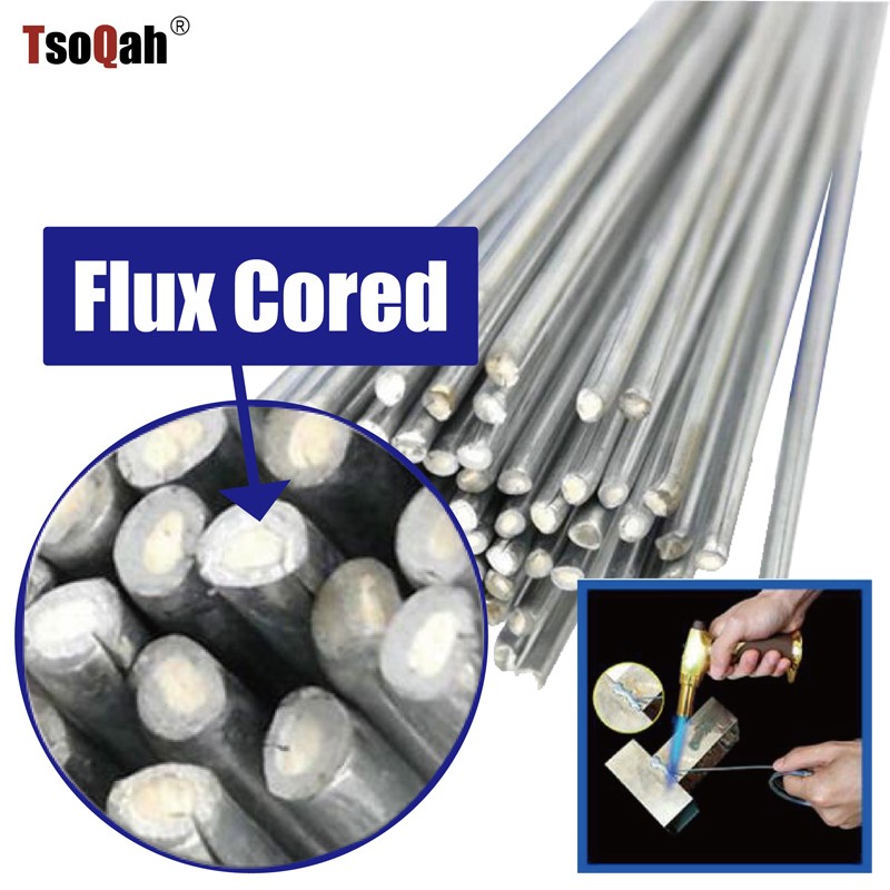 Flux cored welding wire rods low temperature aluminum welding welding rod