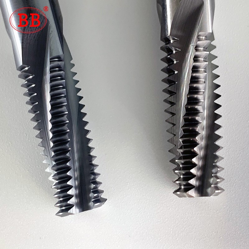 BB Thread Mill Coated Solid Carbide Full Tooth ISO Inch Pitch Nano Coated CNC Cutting Tool M3 M4 M5 M6 M8 Tap Aluminum