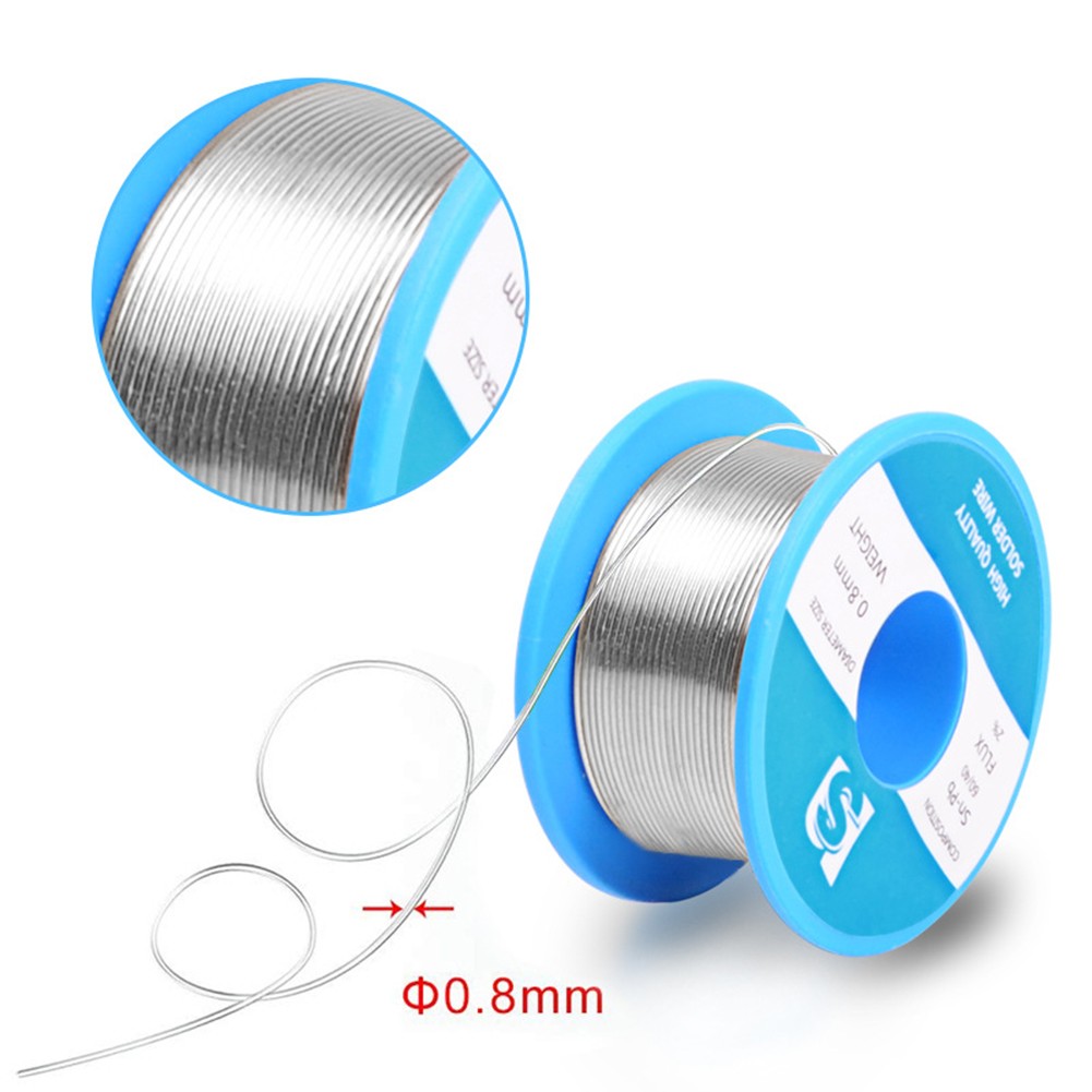 60/40 50g 0.8mm High Purity Soldering Wire Roll Low Melting Point Soldering Core Tin Welding Wire Repair Tools