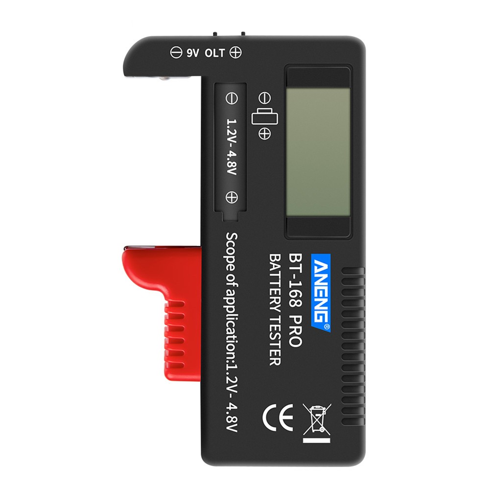 ANENG BT-168 PRO 1.2V-4.8V Digital Battery Tester Battery Capacity Diagnostic Tool Power Indicator Measure Checker