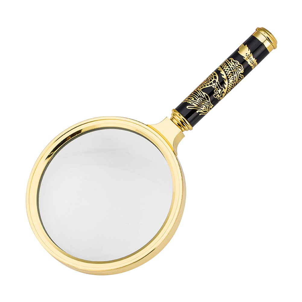 Magnifying Glass 10X Glasses Magnifier for Phone Loupe Magnifier Dragon Style Eye Lens for Watch Evaluation Repair