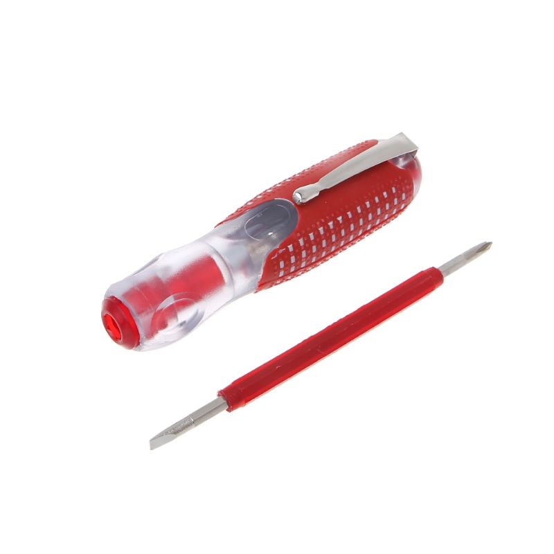 50LB 100-500V Voltage Indicator Cross And Slotted Screwdriver Electrical Test Pen Durable Electrical Insulation Home Tool