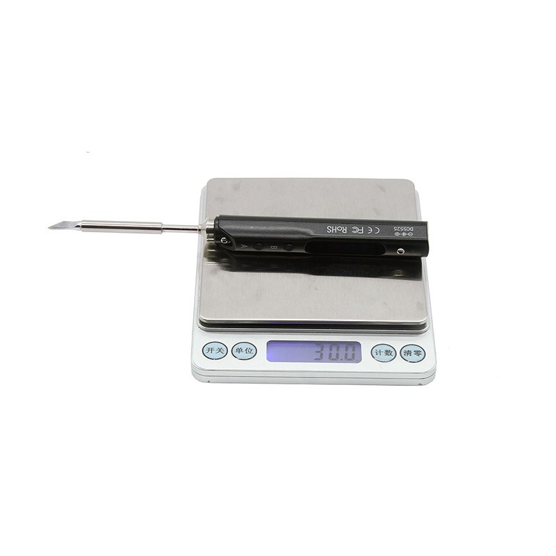 SQ001 Mini Smart Portable Adjustable Temperature 65W Soldering Station Electric Soldering Iron with DC Power and Iron Tips TS100