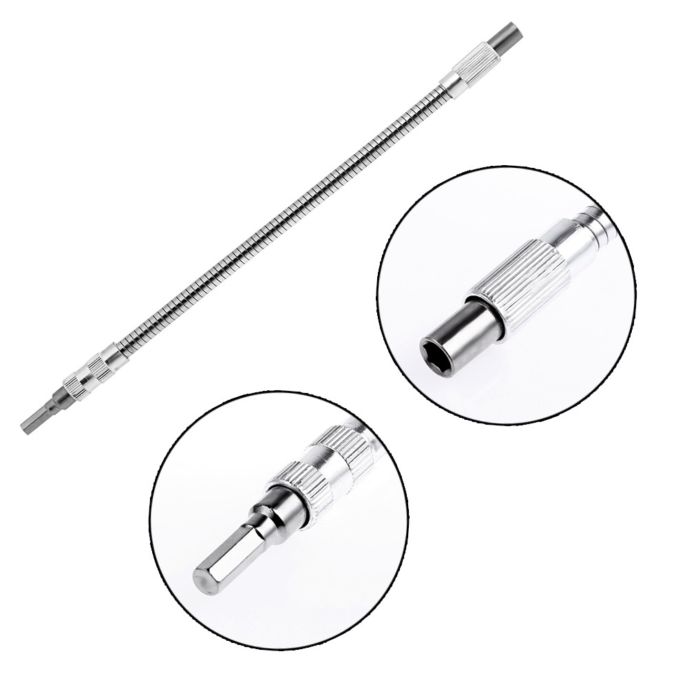 300mm Flexible Shaft Tool Bit Holder Connector Extension Screwdriver Drill Bit Socket Driver Adapter Hex Drill Bit Holder