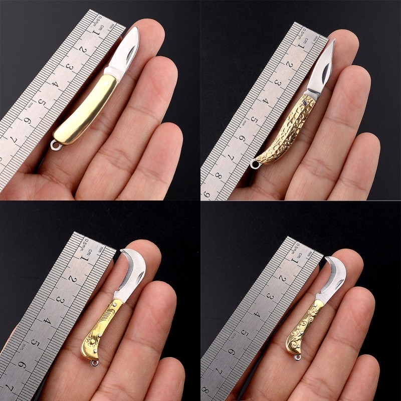 Multi-tasking men's pocket knife folding knife small size folding cutting knife