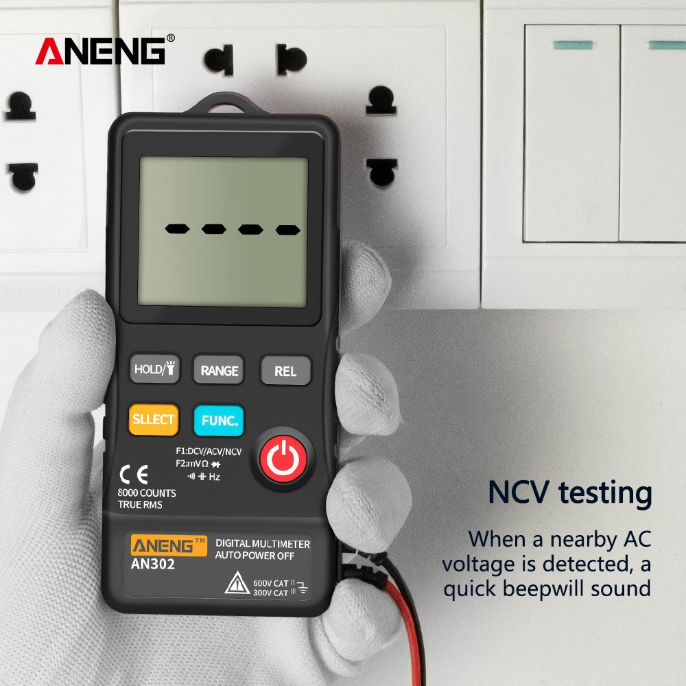 ANENG 8000 Digital Multimeter AN302 Rms multímetro transistor tester professional digital multimeter metro meter