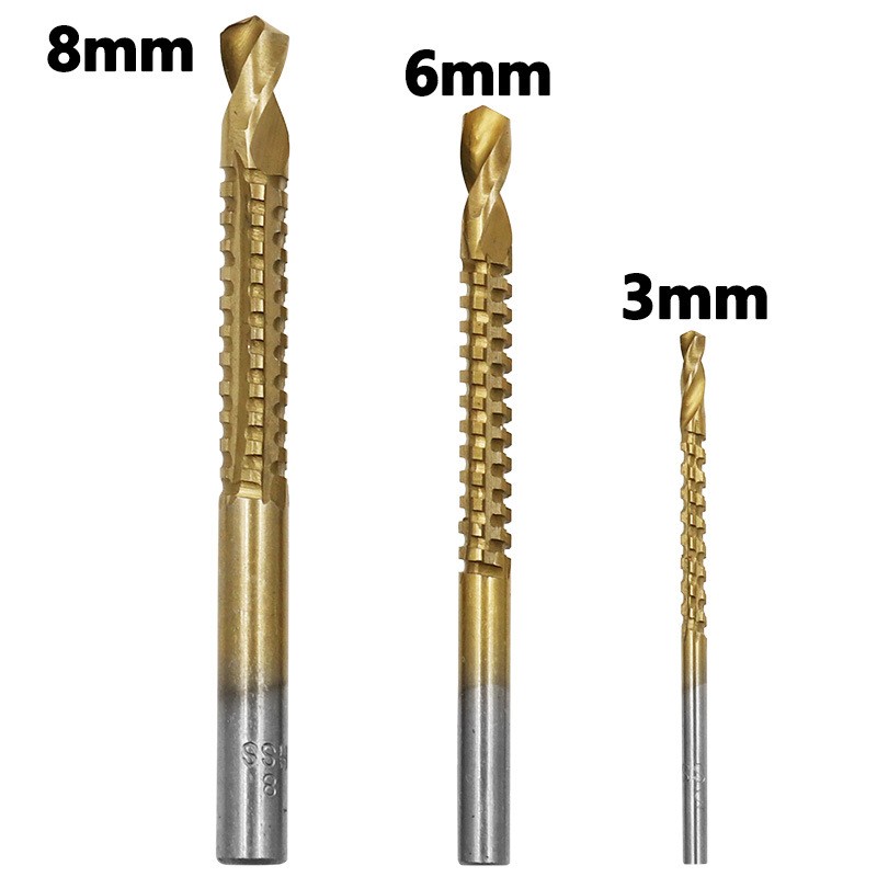 HSS Steel Titanium Step Drill Bit Set 4-12/20/32mm Metal Hole Cutter Wood Cone Core Drill Hole Saw Tool Twist Saw Drill