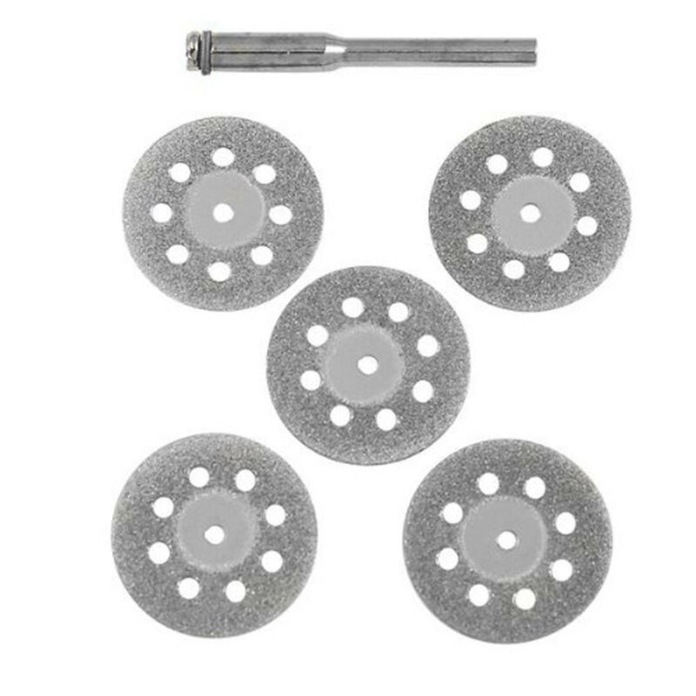 Abrasive disc 5pcs diamond grinding wheel cutting saw rotary tools accessories with mandrel sanding disc grinding wheel