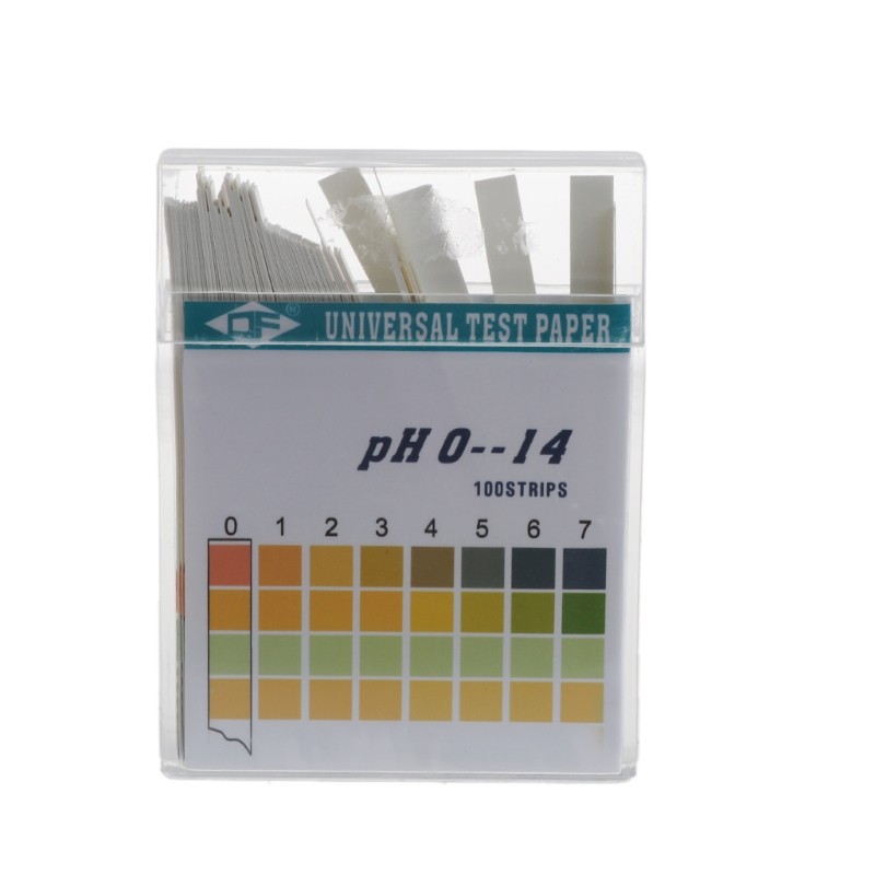 Dropshipping 100 Strips 0-14 PH Indicator Acid Alkaline Paper Water Saliva Test Kit