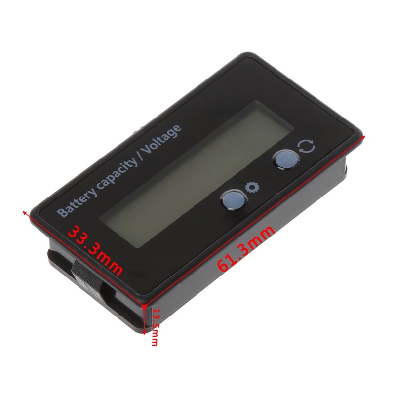 8-70V LCD Lead Acid Lithium Battery Capacity Indicator Voltmeter Voltage Tester