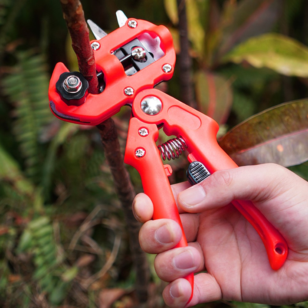 Garden tools grafting machine with 8 blades afforestation knife grafting tools cutting shears pruner cutting kit