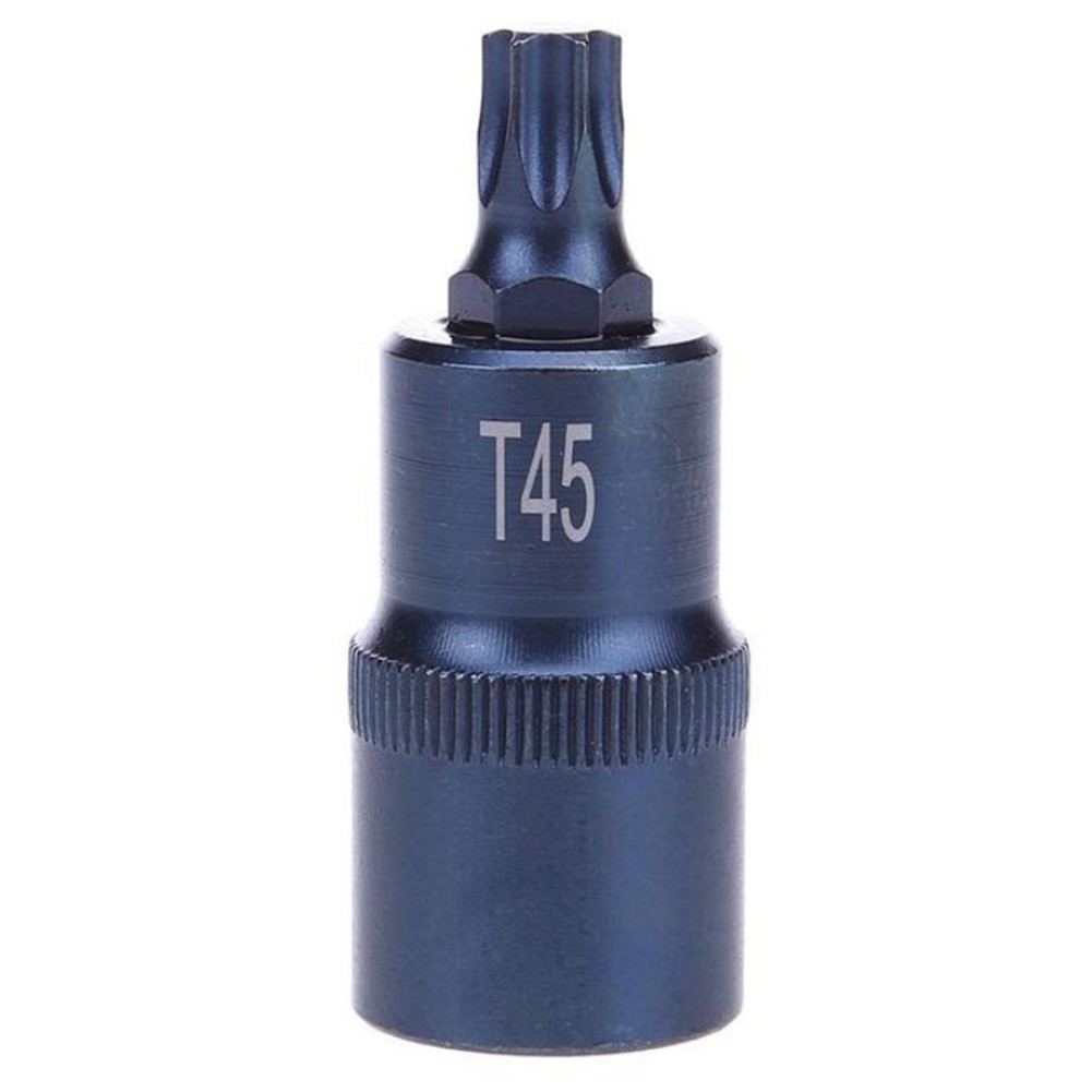 1pc T30/T40/T45/T50/T55/T60/T70 Socket Bit Torx Screwdriver Bit Tool 1/2 Inch Socket Bit Adapter Hand Tool for Ratchet Wrenches