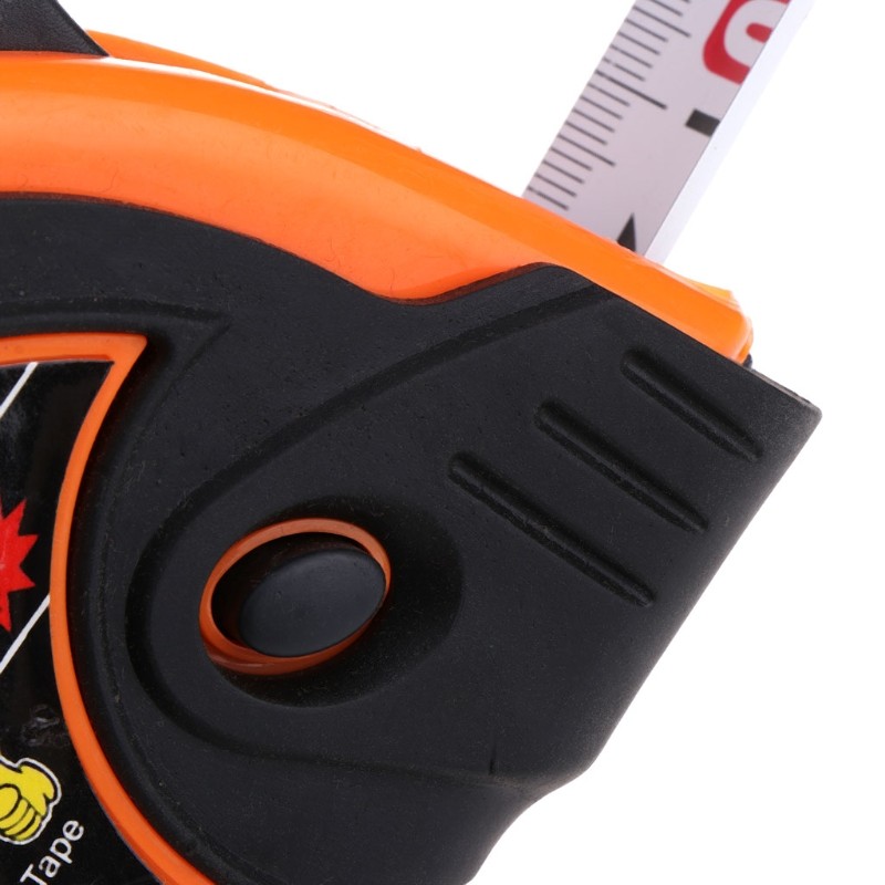 5m 7.5m Retractable Tape Measure 3-Way-Lock Metric Rubber Tape Measure Ruler