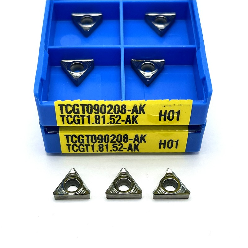 TCGT090204 TCGT 090204 AK H01 Interior Aluminum Cutting Tool Turning Tool CNC Aluminum Brass Tool Turning Insert