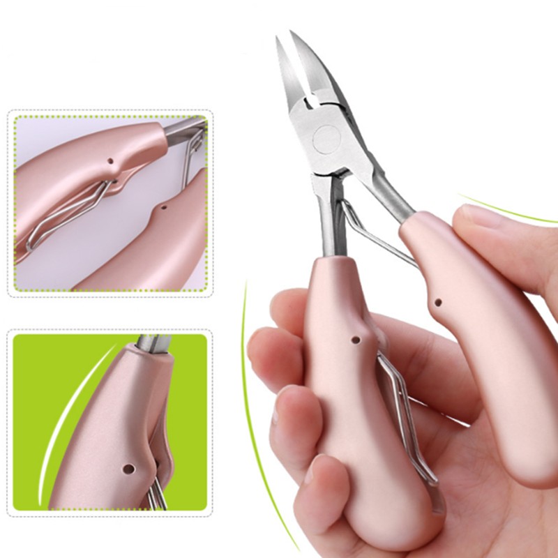 3pcs Toe Nail Clippers Nail Correction Thick Ingrown Toenails Nippers Cutters Dead Skin Dirt Remover Pedicure Care Tool