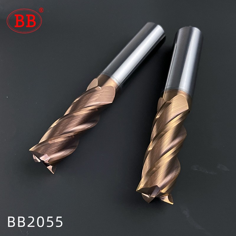 BB 2F 4F Carbide End Mill 1.1mm to 11.9mm CNC Cutter Mini Tool 4 Flute Metal Steel Wood Cutter