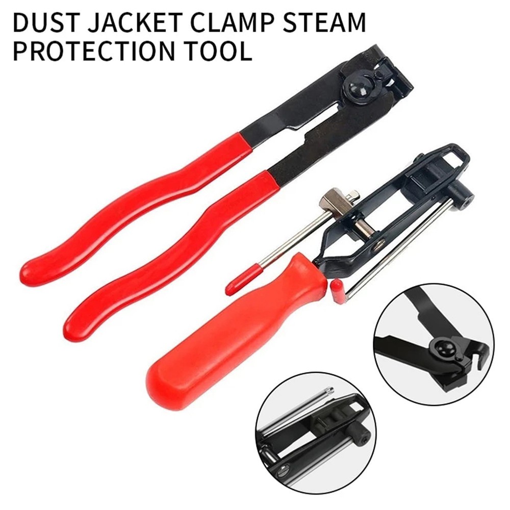 2pcs CV Joint Starter Clamp Pliers Multifunctional Band Banding Tool Hand Auto Tool General Joint Clamps Pliers Car Banding Tool