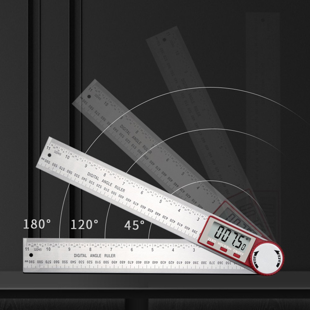 digital protractor angle ruler 300mm 12 inch angle finder meter inclinometer goniometer electronic protractor