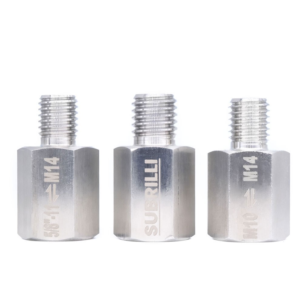 Adapter for Angie Mill PoIisher M14 5/8" or M10 Thread Change Male to Female Core Bit PoIish Pad DriII Adapter 1pc