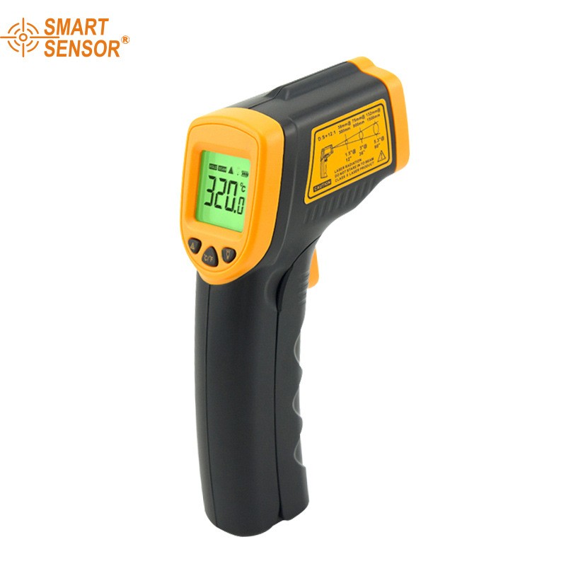 LDC IR Digital Display Infrared Thermometer AR320 -32 ~ 380C(-26 ​​~ 716F) Non-contact IR Laser Point Gun Thermometer