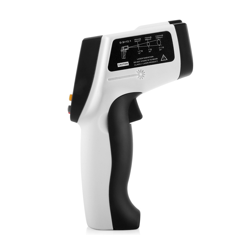 DZYTEK Non-contact Digital Infrared Laser Thermometer Gun High Low Temperature Alarm -58℃~1382℃ Thermometer