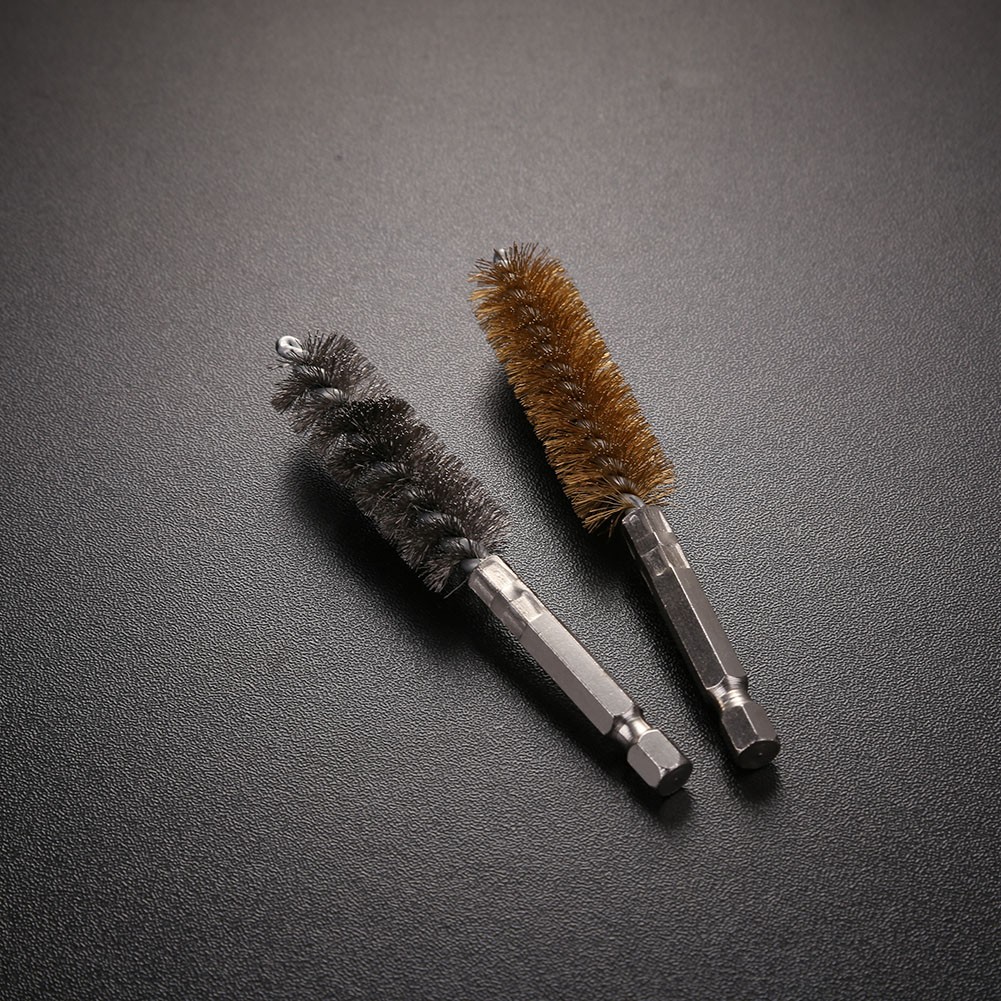 2pcs Car Cleaning Steel Wire Brush for Drill Driver Power Driver Paint/Rust Remover Cleaning Polishing Grinding for Machinery