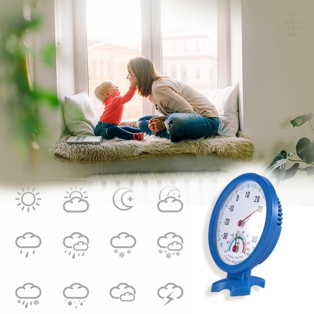 Mini Thermometer Bell Shape LCD Digital Hygrometer Wall Promotion Indoor Temperature Measuring Instruments