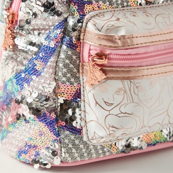 Disney Princess Sequin Embellished Backpack - 8 inches