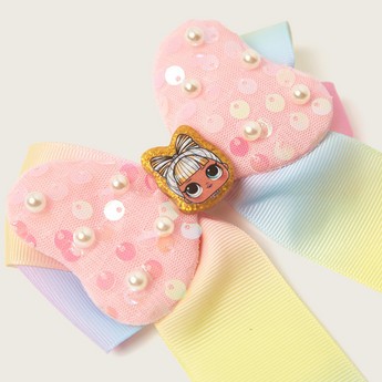 L.O.L. Surprise! Embellished Bow Accented Hair Clip