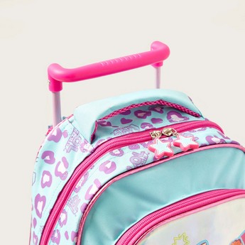 LOL Surprise! Print Trolley Backpack with Retractabe Handle - 14 inches