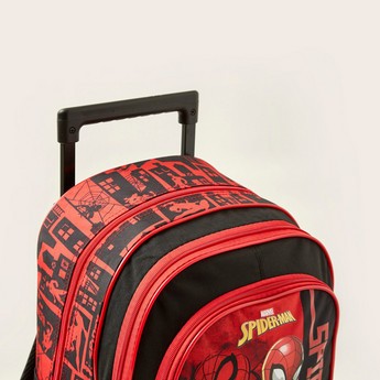 Spider-Man Print Trolley Backpack - 16 inches