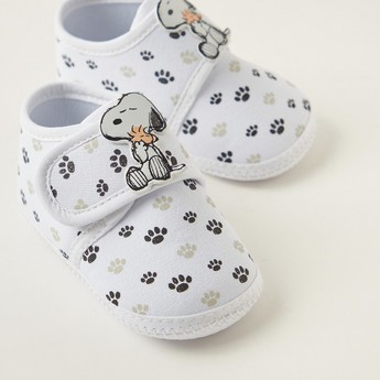 Disney All-Over Snoopy Print Baby Shoes