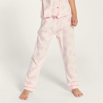 Disney Princess Print Shirt and Pyjama Set