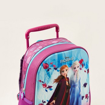 Disney Frozen II Printed 3-Piece Trolley Backpack - 12 inches