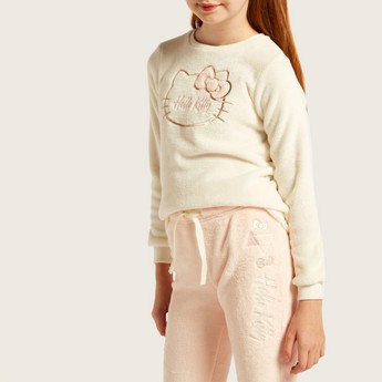 Sanrio Hello Kitty Print T-shirt and Pyjamas Set